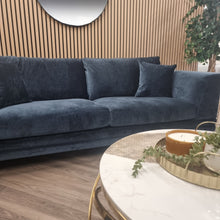 Load image into Gallery viewer, ALUXO® Lenox Sofa Range in Aegean Blue Velvet