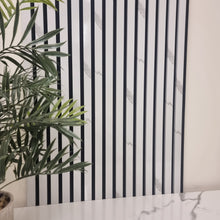 Load image into Gallery viewer, Acoustic Slatted Wall Panels - Luxe Finish - 240cm x 60cm (4 pack)