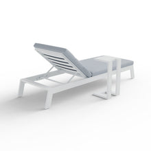 Load image into Gallery viewer, ALUXO® Dasia Outdoor Sun Lounger - White