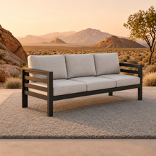Load image into Gallery viewer, ALUXO® Andros Outdoor Lounge Set - Onyx - 5 Seater