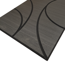 Load image into Gallery viewer, Superlightweight Spiral - Self Adhesive Acoustic Wall Panels - 120cm x 30cm (4 pack)