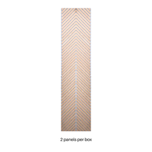 Load image into Gallery viewer, Neutral Collection - Acoustic Wall Panels - Oak on Grey Felt - Chevron - 240cm x 30cm (2 pack)