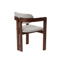 Load image into Gallery viewer, ALUXO® Clara Walnut Dining Chair in Oatmeal Bouclé - Box of 2