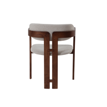 Load image into Gallery viewer, ALUXO® Clara Walnut Dining Chair in Oatmeal Bouclé - Box of 2