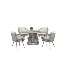 Load image into Gallery viewer, Cove Outdoor Dining Set - Natural - 4 Seater