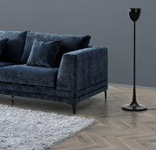Load image into Gallery viewer, Aluxo Lenox Sofa Range in Aegean Blue Velvet