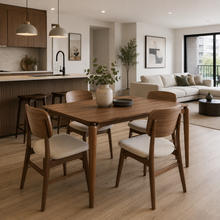 Load image into Gallery viewer, ALUXO® Daisy Walnut Dining Table