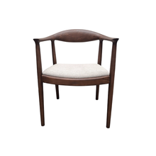 Load image into Gallery viewer, ALUXO® Fern Walnut Dining Chair – in Oatmeal Bouclé - Box of 2