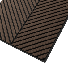 Load image into Gallery viewer, 3m Wood Veneer Acoustic DIAGONAL SLAT Wall Panels - 300cm x 60cm (2 pack)