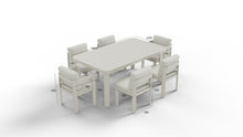 Load image into Gallery viewer, ALUXO® Sofia Outdoor Range - 6 Seater Dining Set