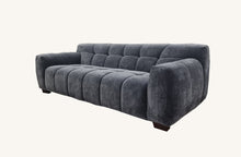 Load image into Gallery viewer, Aluxo Harlem Sofa Range in Steel Velvet