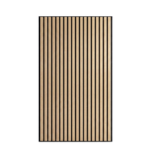 Load image into Gallery viewer, Wood Veneer Acoustic HALF WALL STANDARD SLAT Wall Panels - 3-sided - 120cm x 60cm (3 pack)