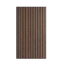 Load image into Gallery viewer, Wood Veneer Acoustic HALF WALL STANDARD SLAT Wall Panels - 3-sided - 120cm x 60cm (3 pack)