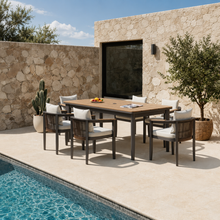 Load image into Gallery viewer, ALUXO® Hemera Outdoor Range - 6 Seater Dining Set