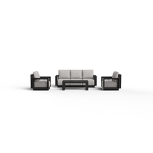 Load image into Gallery viewer, ALUXO® Ikos Outdoor Lounge Set - Onyx - 5 Seater
