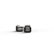 Load image into Gallery viewer, ALUXO® Ikos Outdoor Lounge Set - Onyx - 5 Seater