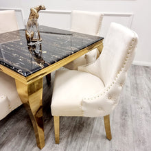 Load image into Gallery viewer, Kensington Dining Chair Gold Legs
