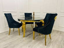 Load image into Gallery viewer, Louis Gold Dining Table