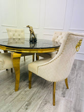 Load image into Gallery viewer, Louis Gold Dining Table