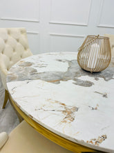 Load image into Gallery viewer, Louis Gold Dining Table