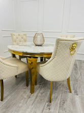 Load image into Gallery viewer, Louis Gold Dining Table