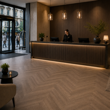 Load image into Gallery viewer, Fortis Flooring Elementary LVT Smoked Oak