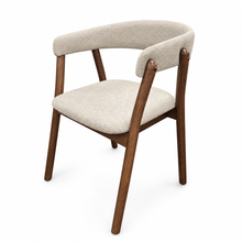 Load image into Gallery viewer, ALUXO® Linus Walnut Dining Chair