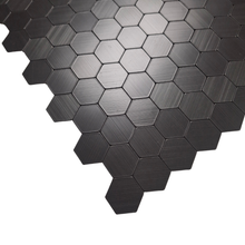 Load image into Gallery viewer, Self Adhesive 3D Mosaic Wall Tiles - Mini Hexagon - 30cm x 30cm (10 pack)