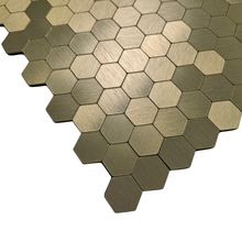 Load image into Gallery viewer, Self Adhesive 3D Mosaic Wall Tiles - Mini Hexagon - 30cm x 30cm (10 pack)