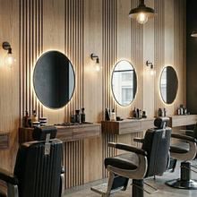 Load image into Gallery viewer, Multi Width Acoustic Wood Veneer Wall Panels - 3-sided - 240cm x 30cm (2 pack)