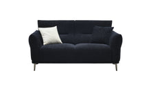 Load image into Gallery viewer, Aluxo Albany Sofa Range in Black Lux Boucle Fabric