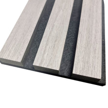 Load image into Gallery viewer, *Single Faced Acoustic STANDARD SLAT Wall Panels - 1 sided Wood Veneer - 240cm x 60cm (2 pcs)