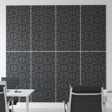 Load image into Gallery viewer, Superlightweight Spiral - Self Adhesive Acoustic Wall Panels - 120cm x 30cm (4 pack)