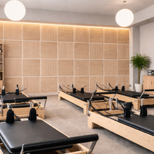 Load image into Gallery viewer, Neutral Collection - Acoustic Wall Panels - Oak on Grey Felt - Square/Straight- 60cm x 60cm (6 pack)