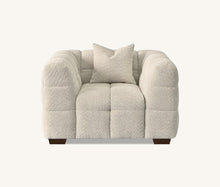 Load image into Gallery viewer, Aluxo Tribeca Sofa Range in Oatmeal Boucle Fabric