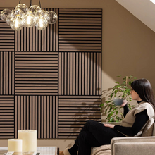 Load image into Gallery viewer, Acoustic Pattern Wall Panels - Square - 60 x 60cm (4 pack)