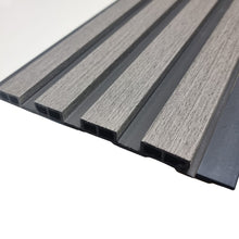 Load image into Gallery viewer, WPC Wall Panels - Wood Effect Slatted Wall Panels - 235cm x 15cm (14 pack)