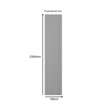 Load image into Gallery viewer, WPC Wall Panels - Fluted Wall Panels - 235cm x 16cm (15 pack)