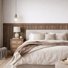 Load image into Gallery viewer, Wainscoting Wall Panel Kit - Slat - 1966mm × 1019mm (Half Wall)