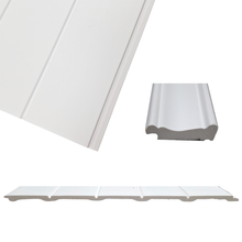 Load image into Gallery viewer, Wainscoting Wall Panel Kit - Slat - 1966mm × 1019mm (Half Wall)