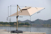 Load image into Gallery viewer, Camber 3m Cantilever Parasol with Solar powered LED Lights