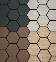 Load image into Gallery viewer, **PROMO** Hexagon Wood Acoustic Wall Panels