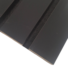 Load image into Gallery viewer, Premium Acoustic Coloured WIDE SLAT Wall Panels - 3 sided -240cm x 30cm (2 pack)