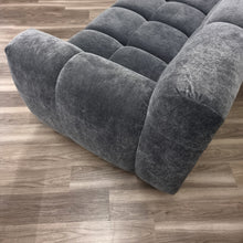 Load image into Gallery viewer, ALUXO® Harlem Sofa Range in Steel Velvet