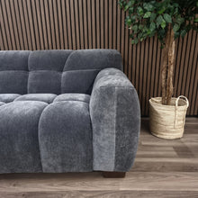 Load image into Gallery viewer, ALUXO® Harlem Sofa Range in Steel Velvet