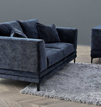 Load image into Gallery viewer, ALUXO® Lenox Sofa Range in Aegean Blue Velvet