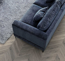 Load image into Gallery viewer, Aluxo Lenox Sofa Range in Aegean Blue Velvet