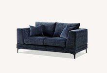 Load image into Gallery viewer, Aluxo Lenox Sofa Range in Aegean Blue Velvet