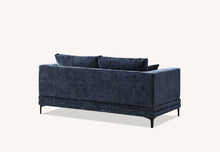 Load image into Gallery viewer, Aluxo Lenox Sofa Range in Aegean Blue Velvet