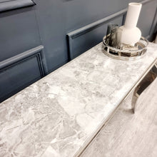 Load image into Gallery viewer, Louis Chrome Console Table